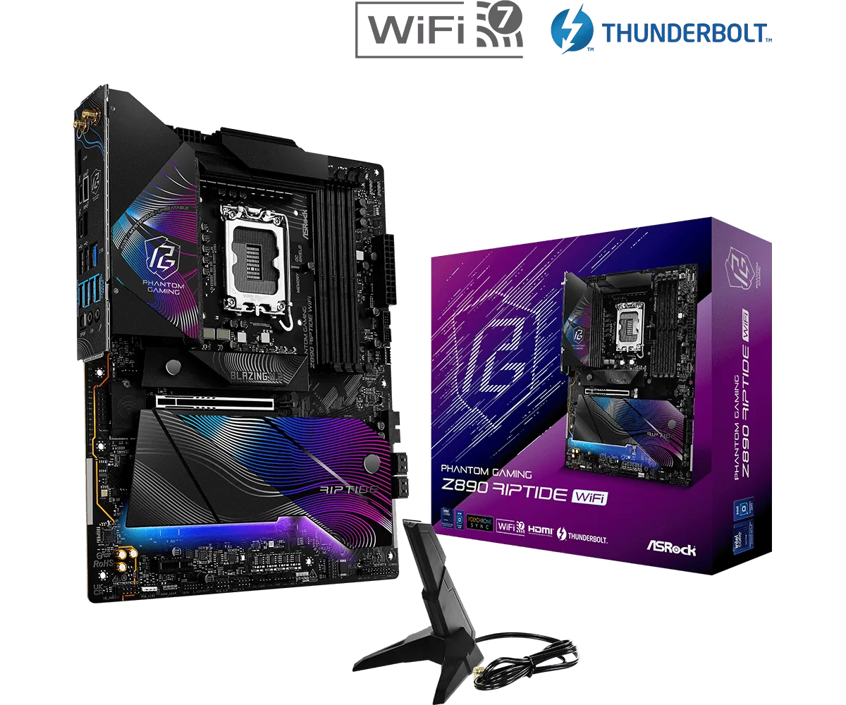 ASRock Z890 RIPTIDE WIFI, vue 1