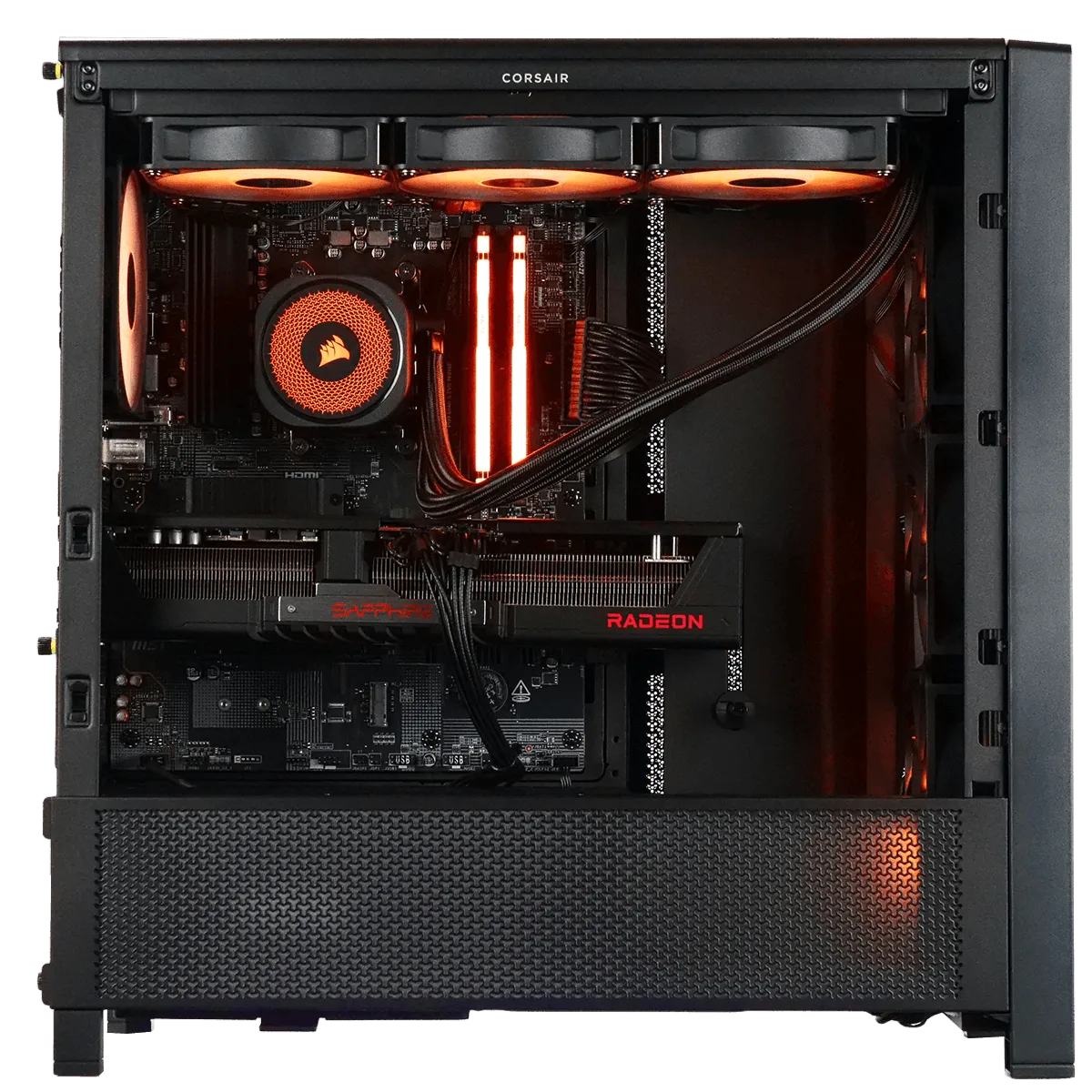 NITRO - R5-7500F/9070XT/32Go/1To, vue 2