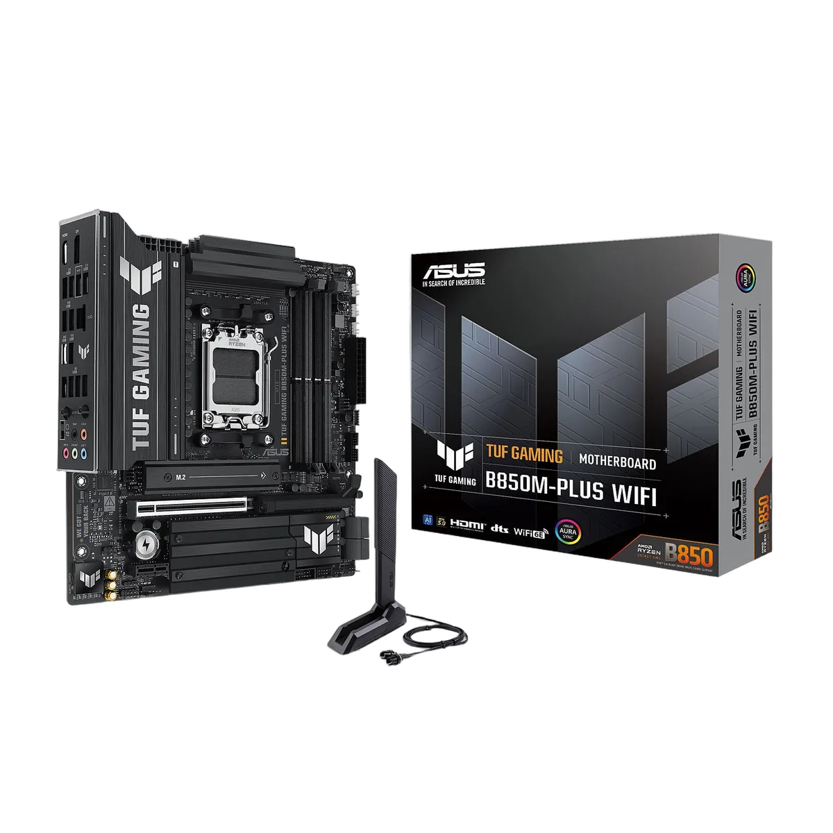 Asus TUF GAMING B850M-PLUS WIFI, vue 1