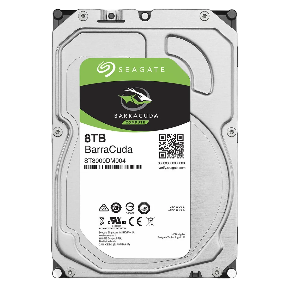 Seagate 8To BarraCuda - ST8000DM004, vue 4