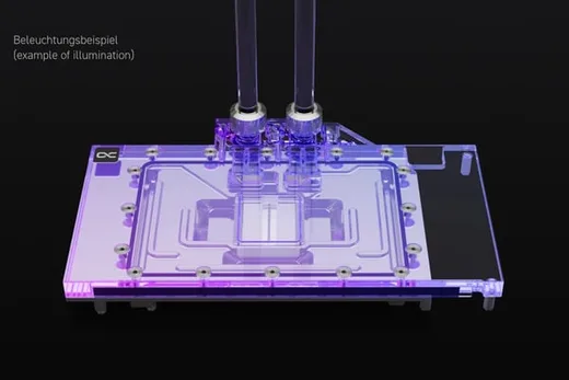 Alphacool Eisblock Aurora Acryl RTX4080 AMP Trinity + BackP, vue 2