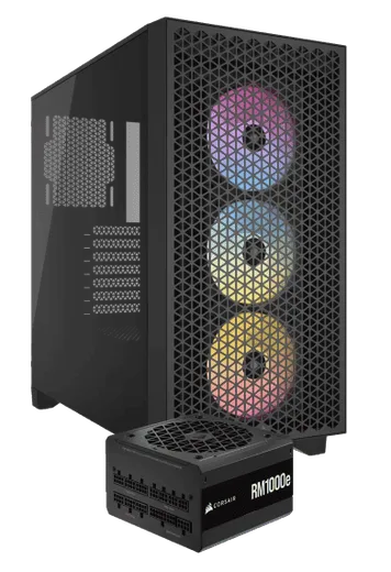 3000D Airflow RGB Noir + RM1000e Noir