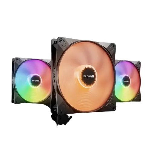 be quiet! LIGHT WINGS LX - 140mm PWM Triple-Pack, vue 1