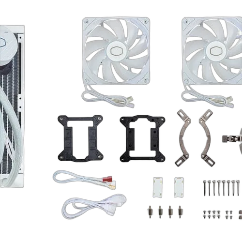 Cooler Master MasterLiquid 240L Core ARGB Blanc-Seconde Vie, vue 6