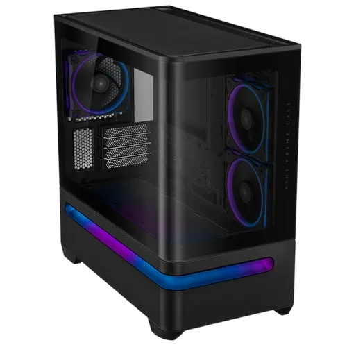 Asus Prime AP202 TG ARGB Noir - mT/Sans Alim/mATX