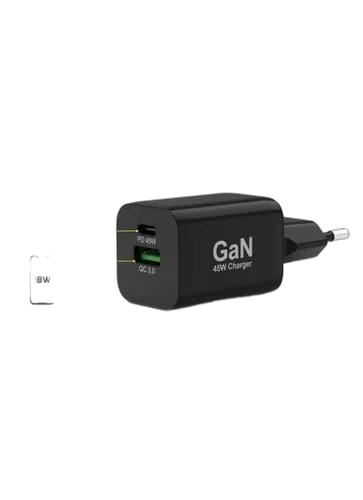 Port Chargeur mural GaN 45W - 2 ports + Câble USB-C 2m, vue 7