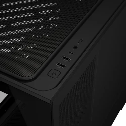 Asus Prime AP202 TG ARGB Noir - mT/Sans Alim/mATX, vue 11