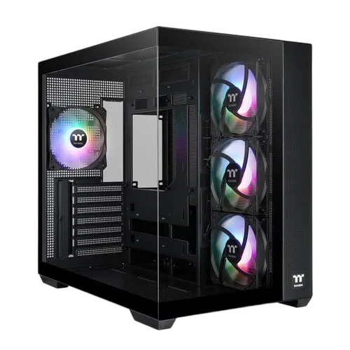 Thermaltake View 380 TG ARGB Noir - MT/Sans Alim/ATX