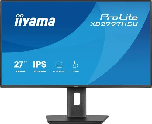 Iiyama Prolite XB2797HSU-B1 - 27" FHD 120Hz IPS 4ms Pivot Adaptive Sync