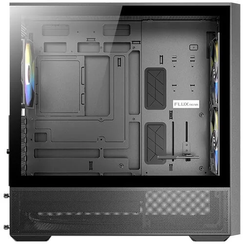 Antec Flux Rear Noir - MT/Sans Alim/ATX, vue 5
