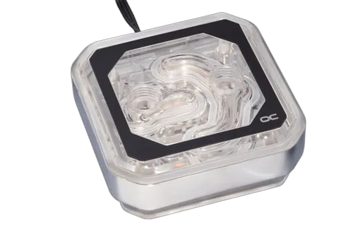Alphacool Eisblock XPX Aurora CPU - Acryl Chrome/Blanc RGB