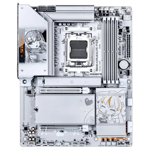 Gigabyte B850 AORUS ELITE-P ICE, vue 2