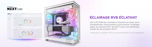 NZXT F240 RGB Core Fan (Single Frame) - Noir, vue 10