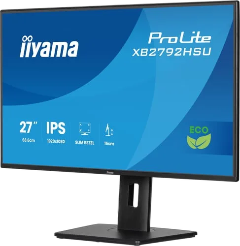 Iiyama XB2792HSU-B1 - 27" FHD 120Hz IPS classe énergétique B et pied réglable en hauteur, vue 3