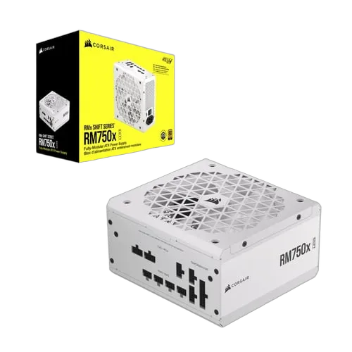 Corsair ATX 750W - RM750x Shift White 80+ GOLD F Mod., vue 2
