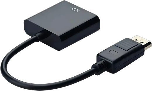MCL Samar Câble DisplayPort/DVI mâle/femelle - 14cm - Noir
