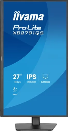Iiyama Prolite XB2791QS-B1 - 27" QHD 75Hz IPS 1ms Pivot Adaptive Sync