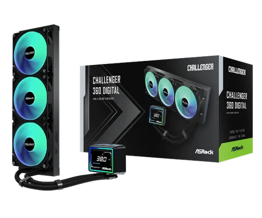 ASRock Challenger 360 DIGITAL - 360mm - Noir, vue 2
