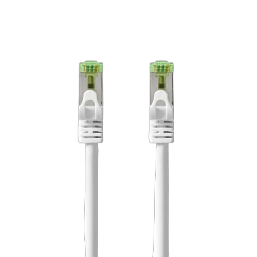 Câble RJ45 CAT7 S/FTP mâle/mâle - 10m - Blanc