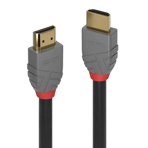 Lindy Câble HDMI 2.0 Line Highspeed + Ethernet mâle/mâle - 2m