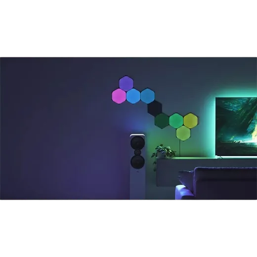 Nanoleaf Shapes Black Hexagons Pack Expansion - 3 pièces, vue 5