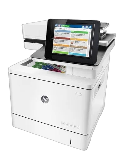 HP Color LaserJet Enterprise MFP M577dn - Blanc, vue 4