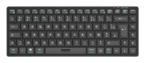 Port Mini keyboard - Sans fil - Noir