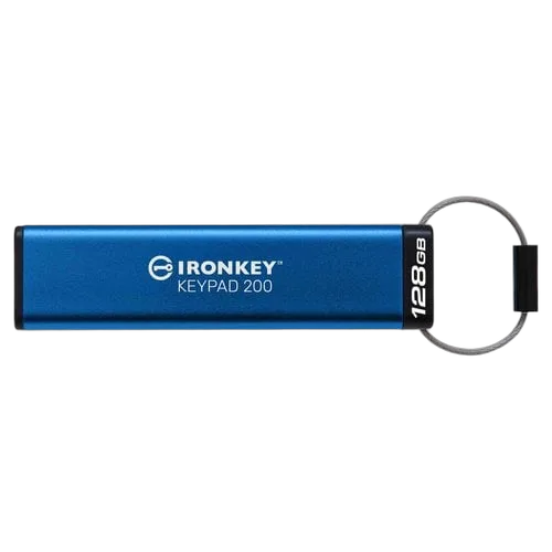 Kingston Clé 128Go Ironkey Keypad 200