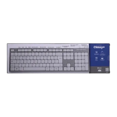 T'nB Clavier rechargeable KBWBTGR - Sans fil - Gris/Blanc