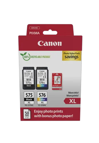 Canon Pack cartouches PG-575XL/CL-576XL