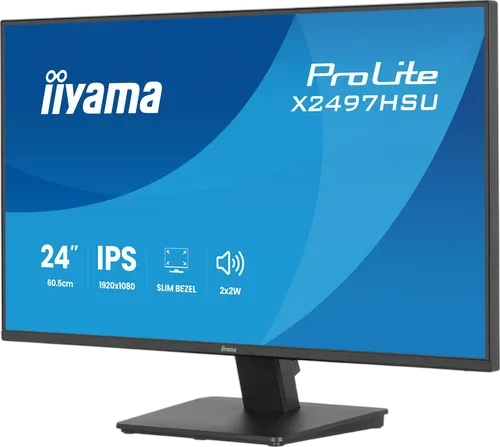 Iiyama Prolite X2497HSU-B1 - 23.8" FHD 120Hz IPS 4ms Adaptive Sync