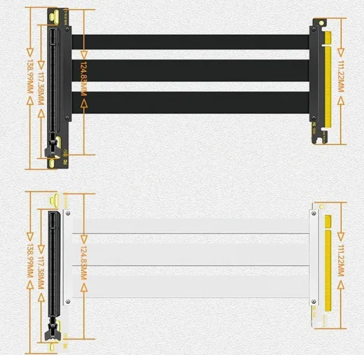 Compatible Riser 5.0 X16 - Blanc - 30cm, vue 3