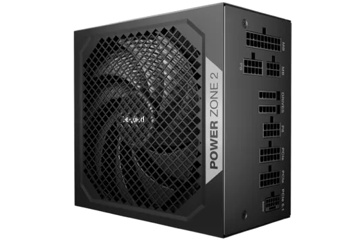 be quiet! ATX 1000W - 80+ Platinum - Power Zone 2 Noir, vue 2