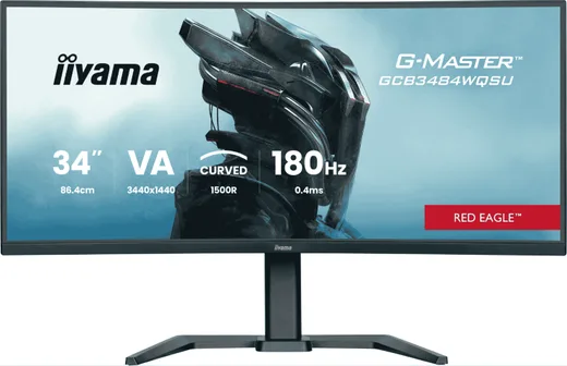 Iiyama G-MASTER GCB3484WQSU-B1 - 34" CURVE UWQHD 180Hz VA 0.4ms HDR FreeSync Premium, vue 4