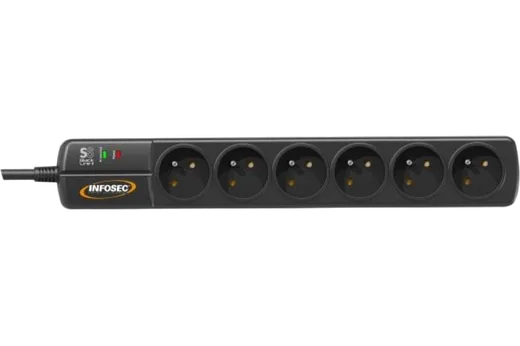 Infosec S6 Black Line II - 6 prises-Seconde Vie, vue 1