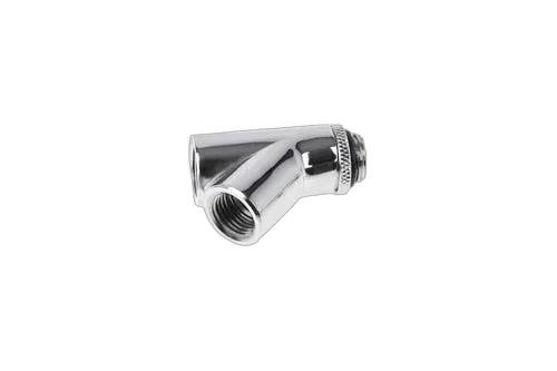 Alphacool Connecteur en Y 45° Argent - G1/4, vue 2