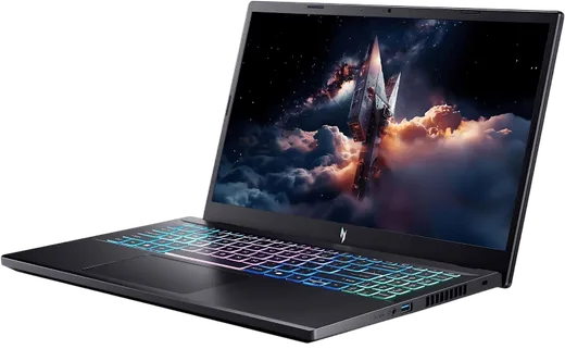 Acer Nitro V 15 ANV15-A31 - 15.6" FHD 165Hz R7 170 RTX 5060 16Go 512Go W11, vue 3
