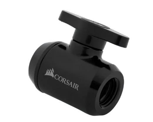 Corsair Hydro X Series XF robinet vanne - Noir
