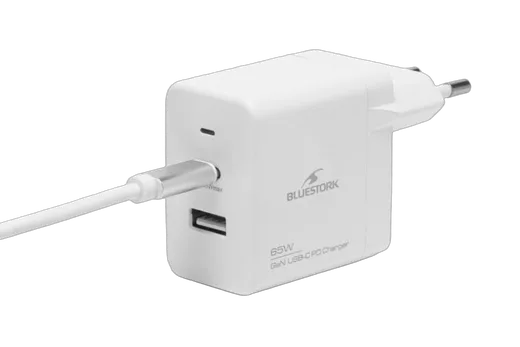 Bluestork 65W USB C - Blanc/Détachable