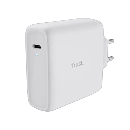 Trust Chargeur universel MAXO 100W - USB-C + Câble 2m USB-C - Blanc