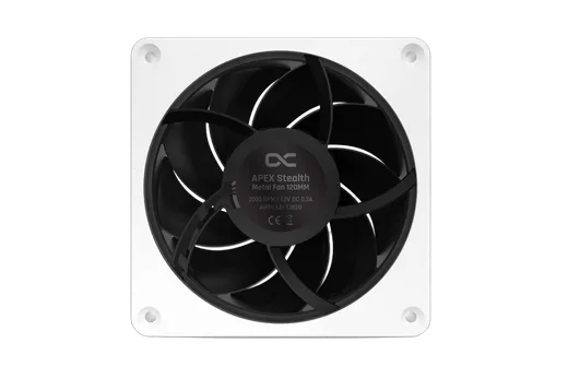 Alphacool Apex Stealth Metal 120mm - 2000rpm Blanc Pack de 3