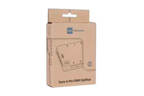 Alphacool Core 10x 4-Pin PWM splitter with SATA, vue 6