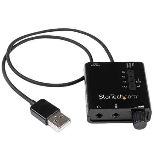 StarTech USB avec Numérique SPDIF + Micro - ICUSBAUDIO2D, vue 1