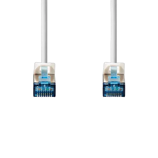 Nedis Câble RJ45 Cat6a S/FTP - 5m - Blanc, vue 2