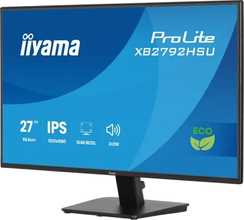 Iiyama X2792HSU-B1 - 27" FHD 120Hz IPS classe énergétique B-Seconde Vie, vue 2