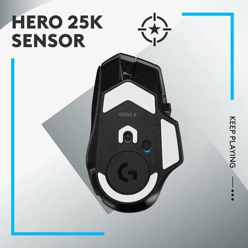 Logitech G502 X Lightspeed - Sans-Fil - Noir, vue 5