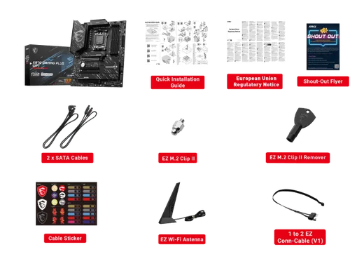 MSI X870 GAMING PLUS WIFI-Seconde Vie