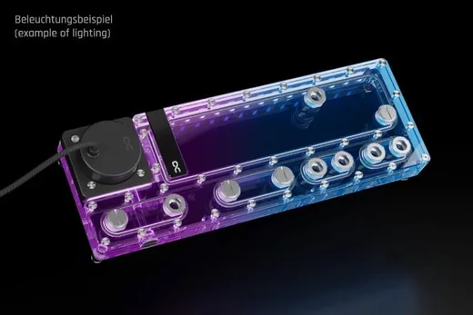 Alphacool Core Distro Plate 360 droite V.2 avec pompeD5 Apex, vue 3