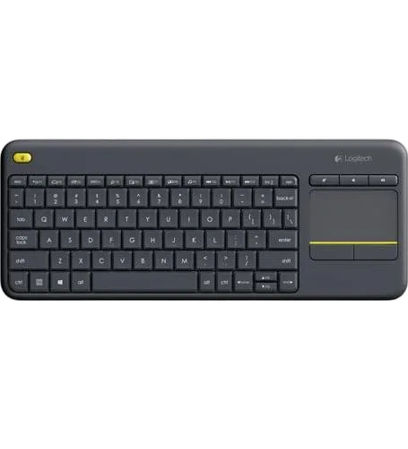 Logitech K400 Plus Touchpad - Membrane - Sans-Fil - Noir, vue 1