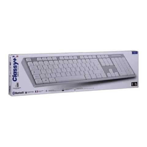 T'nB Clavier rechargeable KBWBTGR - Sans fil - Gris/Blanc
